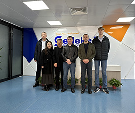 Russian customers visited our company