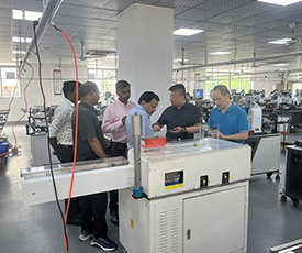 Indian customers visited production workshop