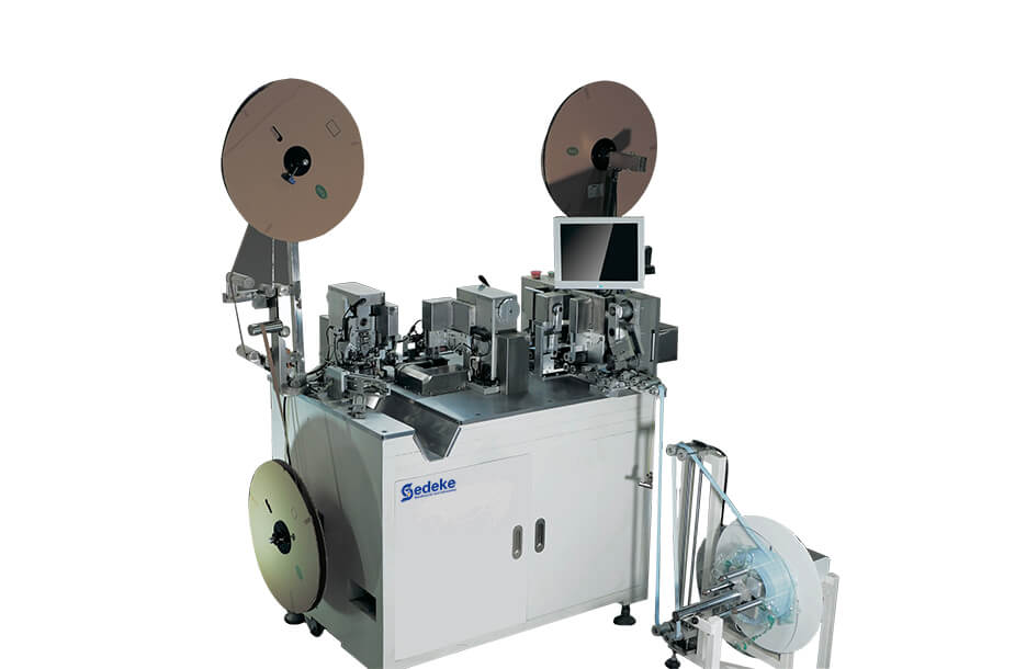 ACC-608 Fully Automatic Flat Cable Cut Strip and Crimp Machine