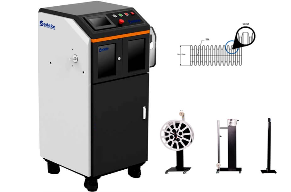 EC-821 Wellrohr-Schneidemaschine